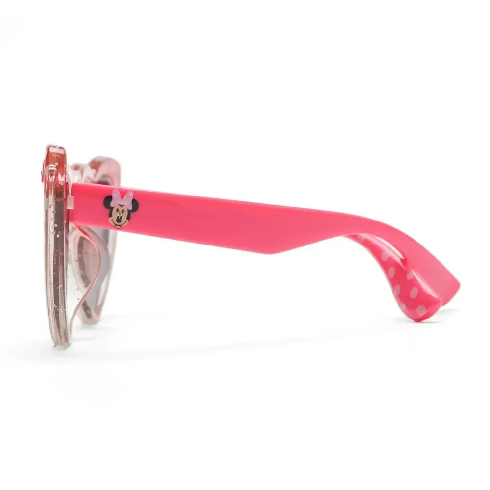 Minnie Mouse Girl's Pink Heart Sunglasses Disney Junior For Kids 100% UV Protect
